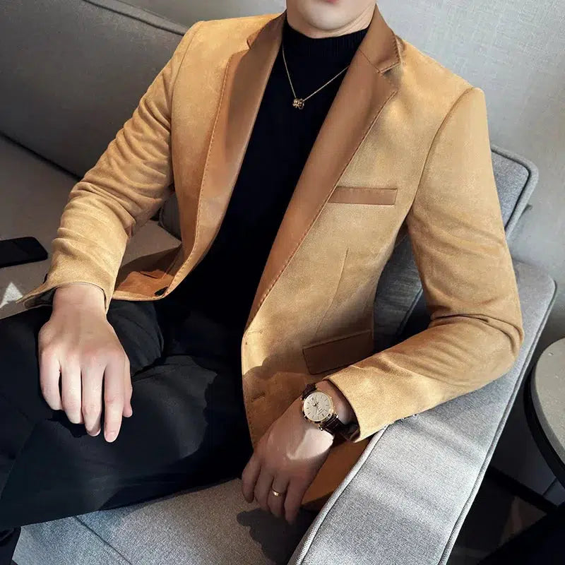 Blazer daim homme-Old Money