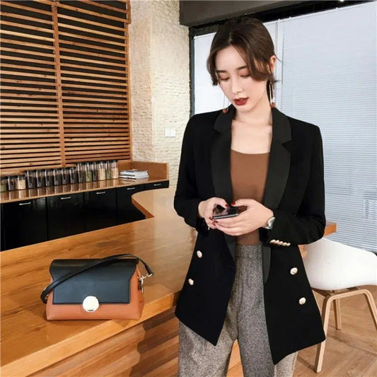Blazer double boutonnage femme-Old Money
