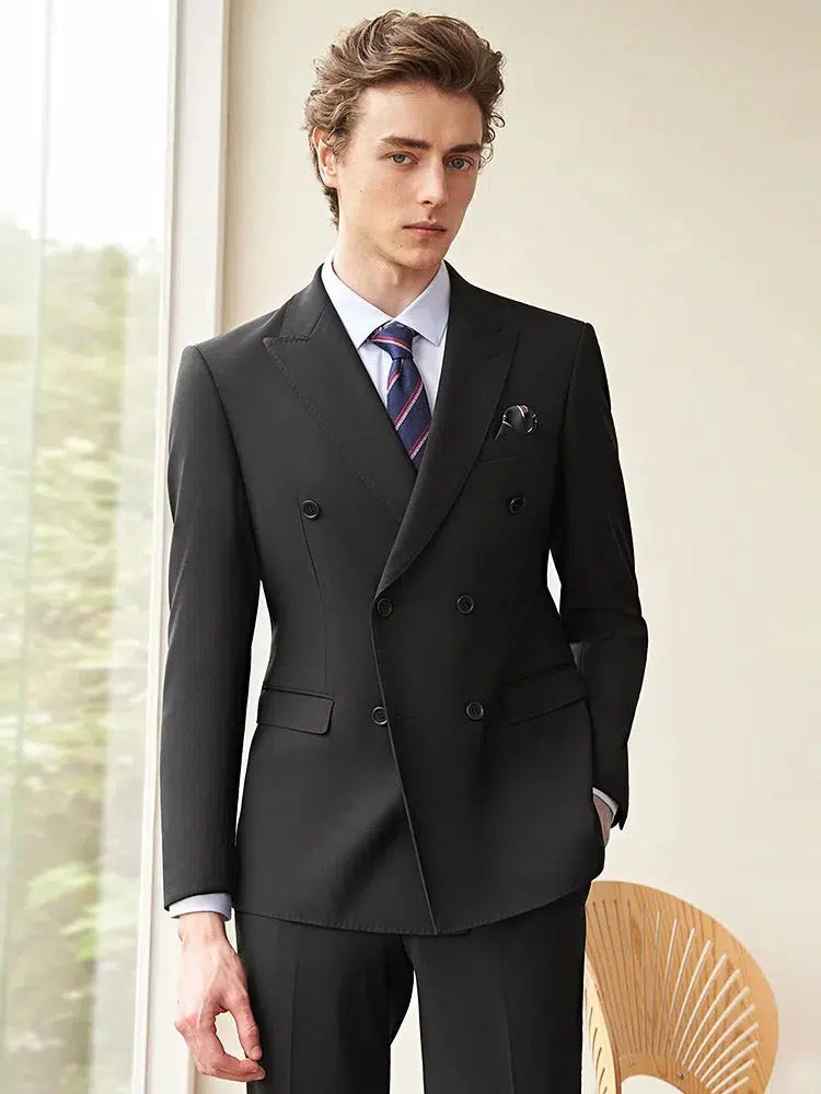 Blazer double boutonnage homme-Old Money