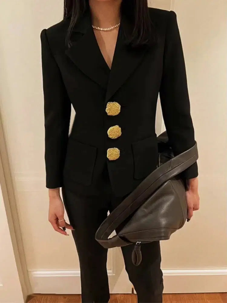 Blazer luxe femme-Old Money