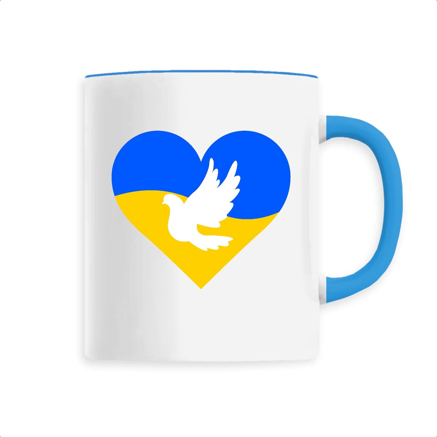 Mug Ukraine Coeur Colombe