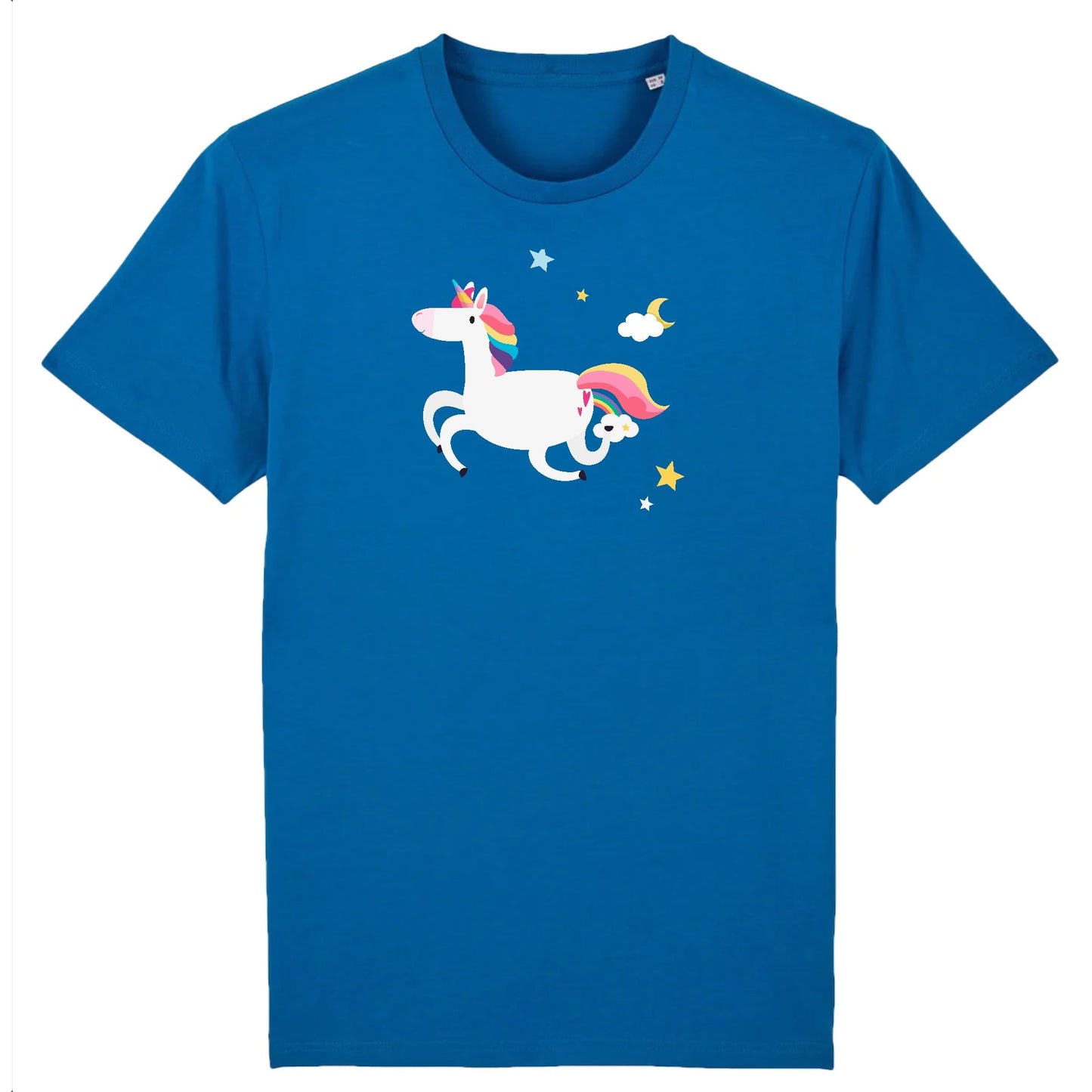 T shirt Unisex Licorne et étoiles