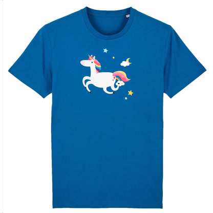 T shirt Unisex Licorne et étoiles