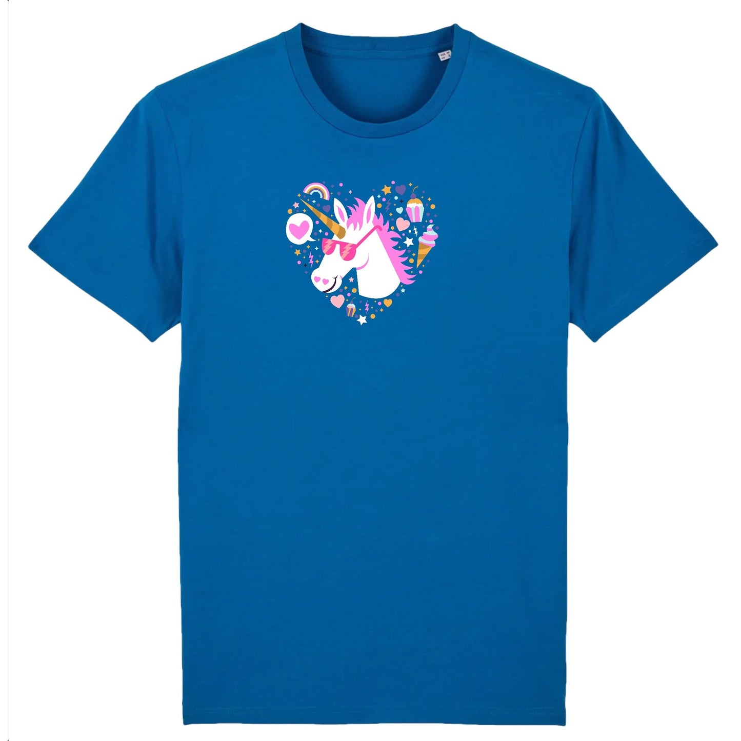 T shirt Unisex Licorne avec lunettes