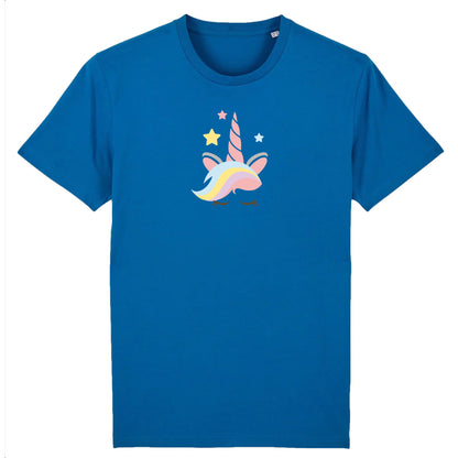 T shirt Unisex Licorne avec corne rose