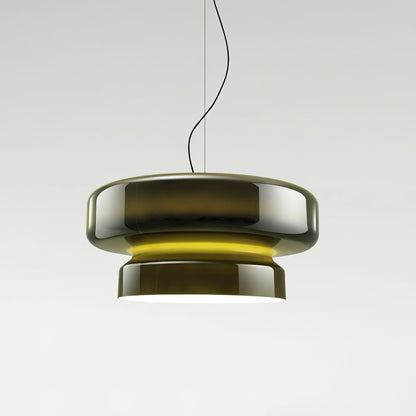 Suspension Bohemia - Lampe en Verre Soufflé avec LED Intégrée, Design Organique