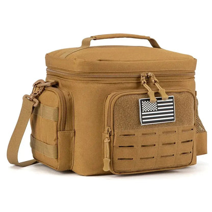 Boîte Repas Isotherme Tactique Militaire Homme 13L (Kaki)