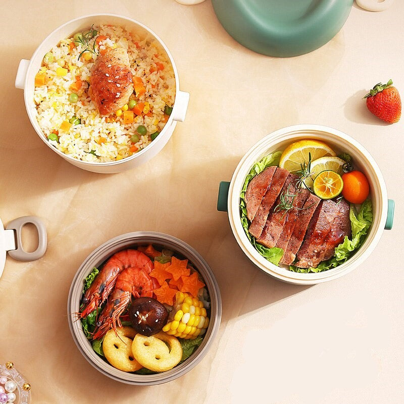 Boite Bento Repas Inox Verte