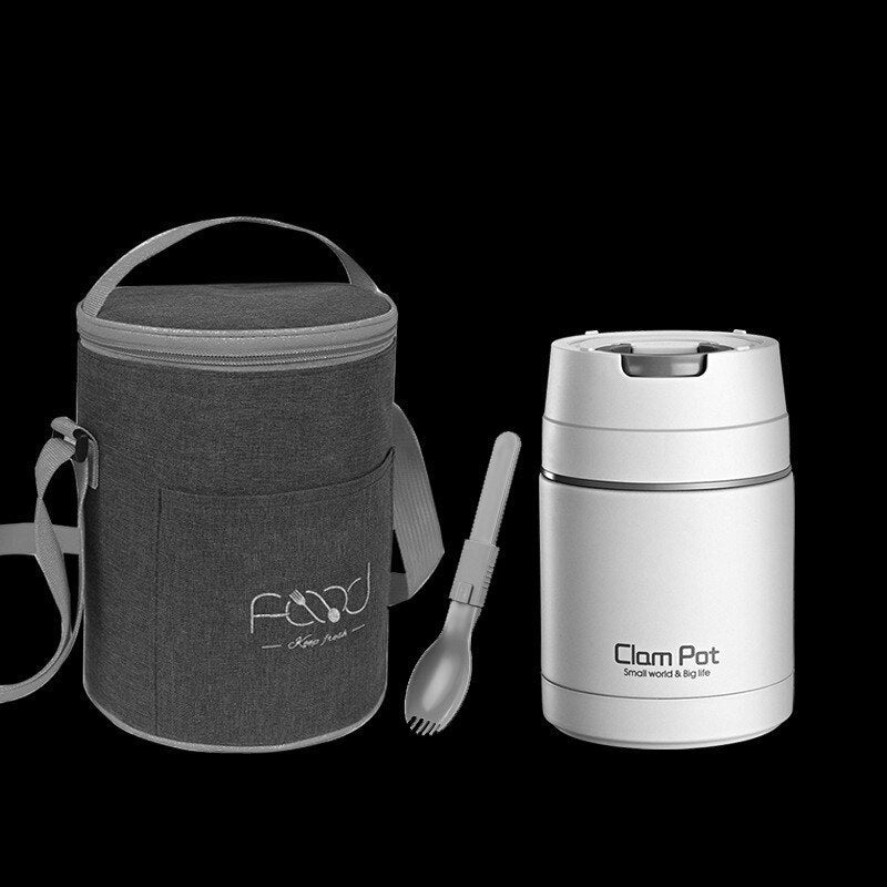 Lunch Box Isotherme Thermos Blanc