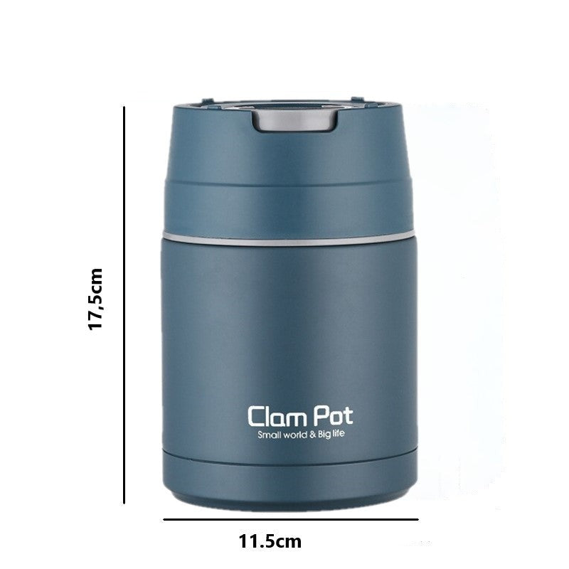 Lunch box isotherme inox 750 ml bleue