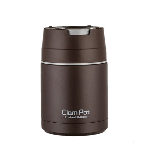 Lunch box isotherme inox 750 ml marron