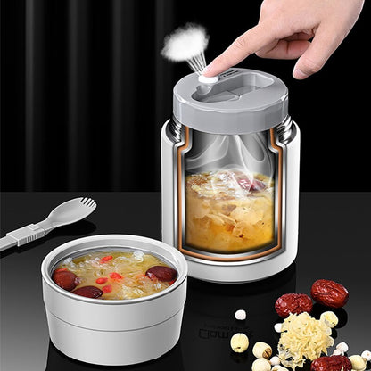 Lunch Box Isotherme Thermos Blanc