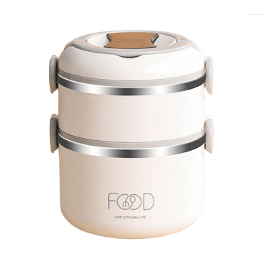 Boite Repas Inox Blanche