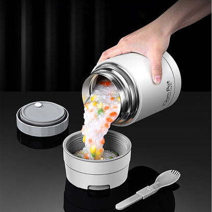 Lunch Box Isotherme Thermos Blanc