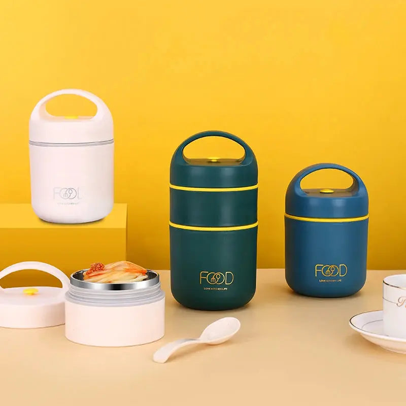 Boîtes à Déjeuner en Acier Inoxydable 304 pour Enfants FOOD
