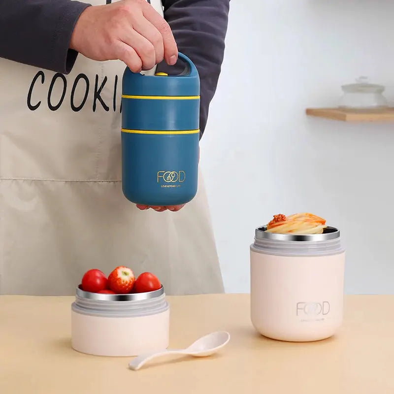 Boîtes à Déjeuner en Acier Inoxydable 304 pour Enfants FOOD