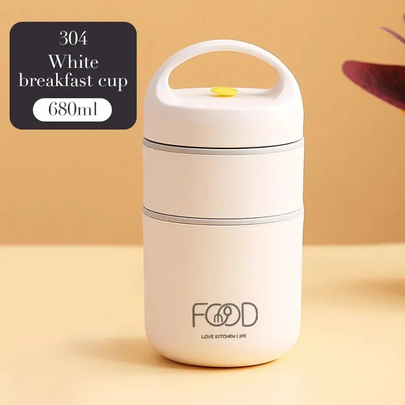 Boîtes à Déjeuner en Acier Inoxydable 304 pour Enfants FOOD