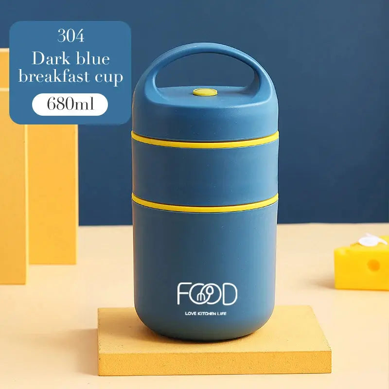 Boîtes à Déjeuner en Acier Inoxydable 304 pour Enfants FOOD
