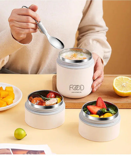 Boîtes à Déjeuner en Acier Inoxydable 304 pour Enfants FOOD