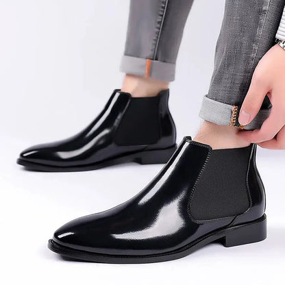 Boots chelsea vernis
