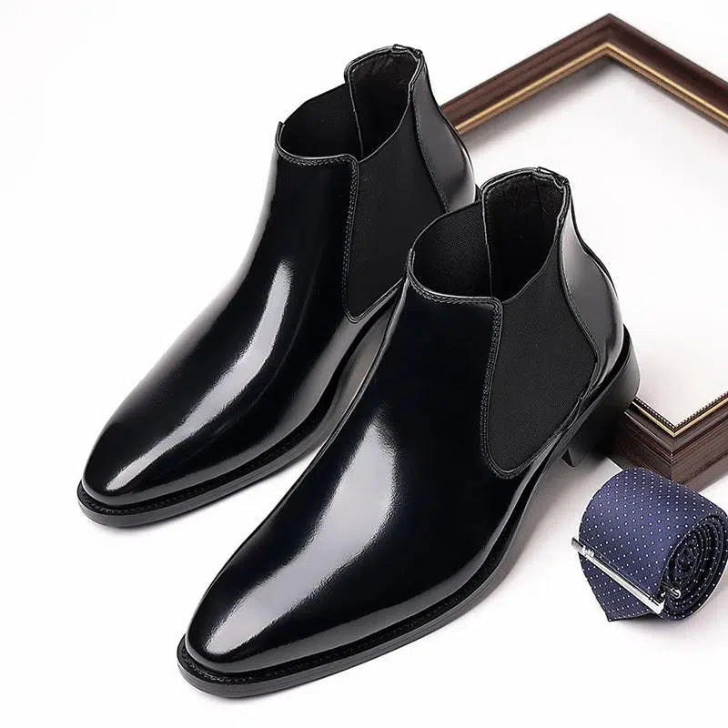 Boots chelsea vernis-Old Money