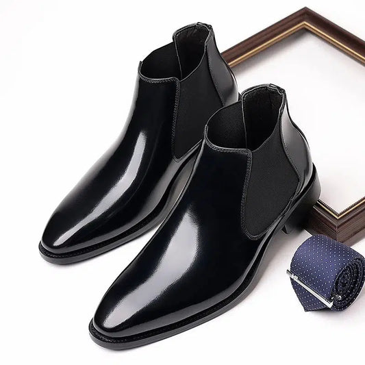 Boots chelsea vernis-Old Money