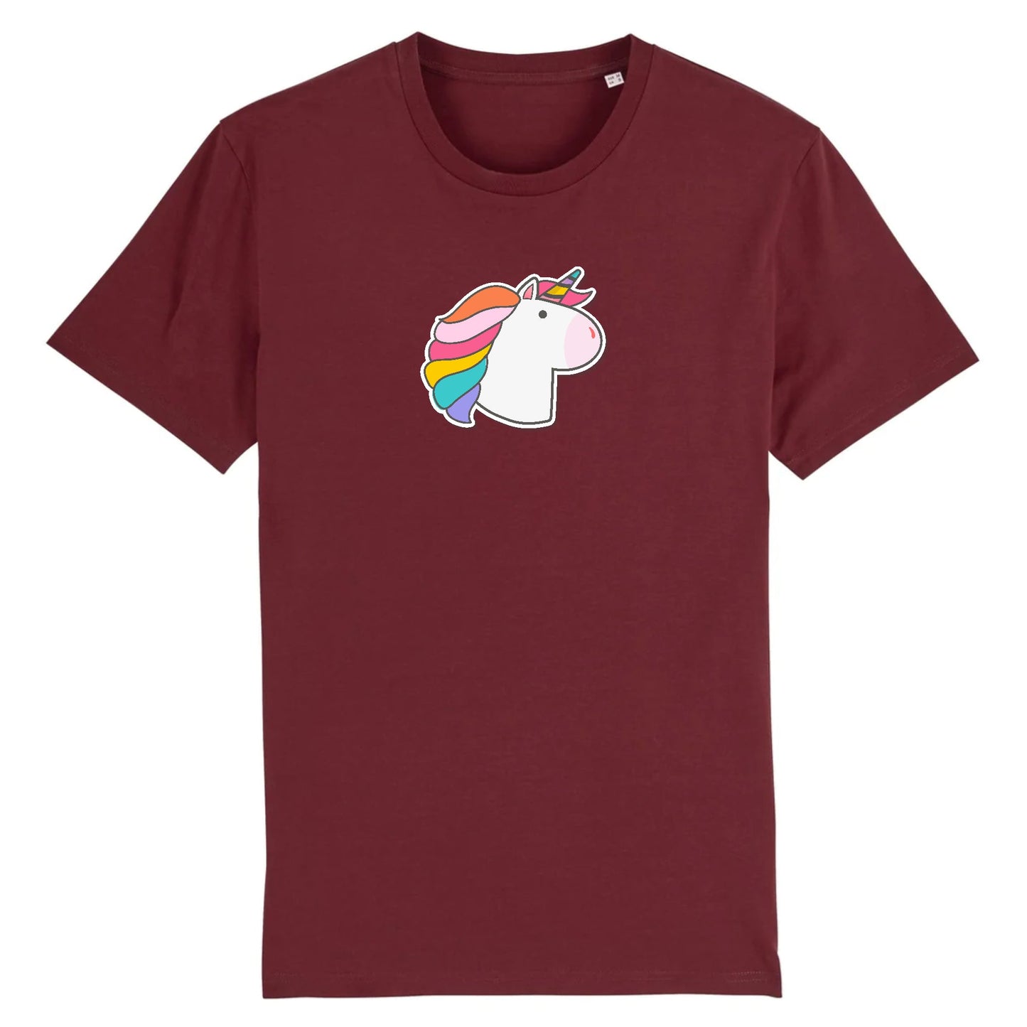 T shirt Unisex Licorne visage