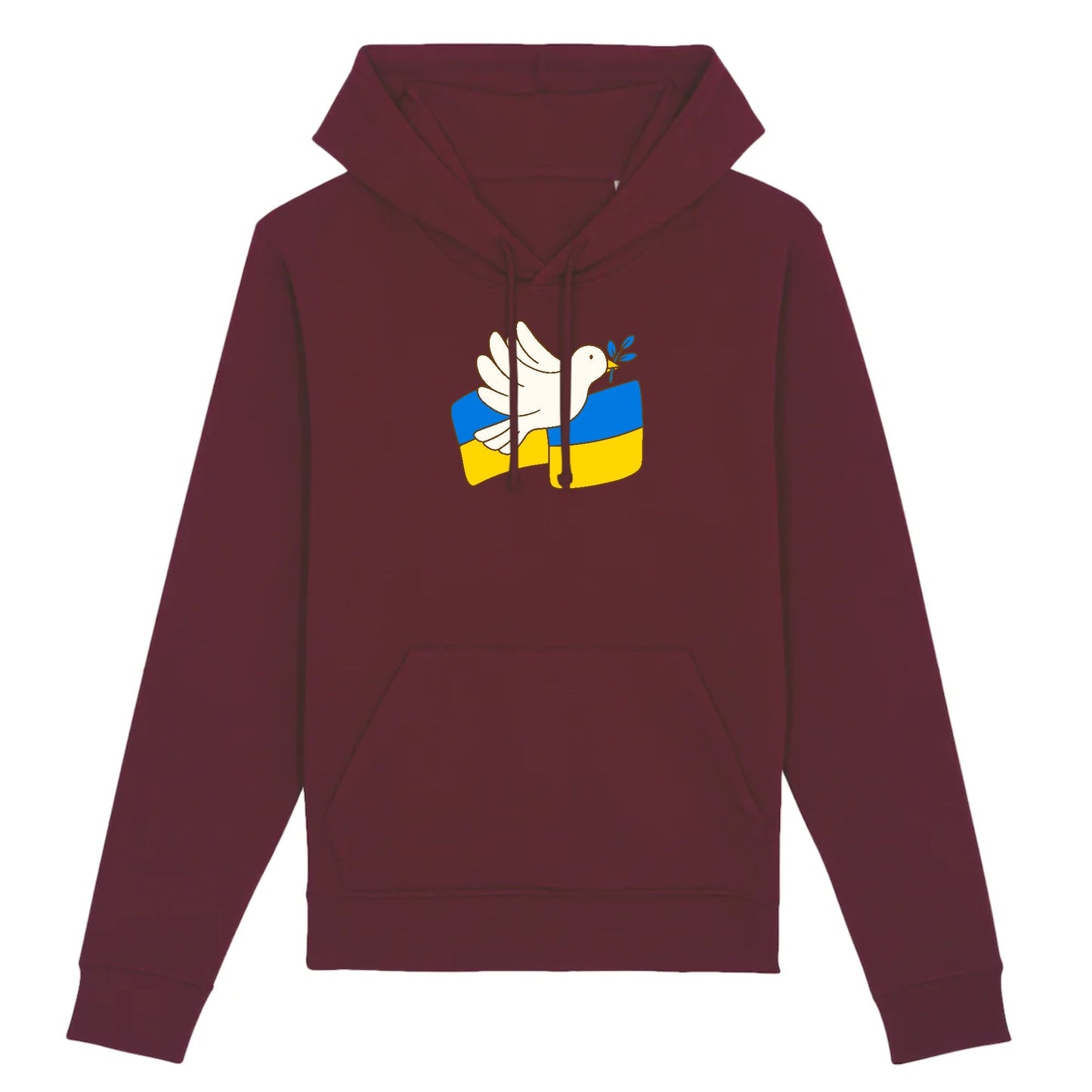 Sweat à capuche Ukraine appel à la paix