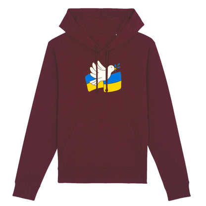 Sweat à capuche Ukraine appel à la paix