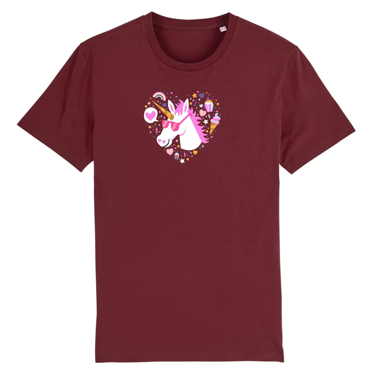 T shirt Unisex Licorne avec lunettes