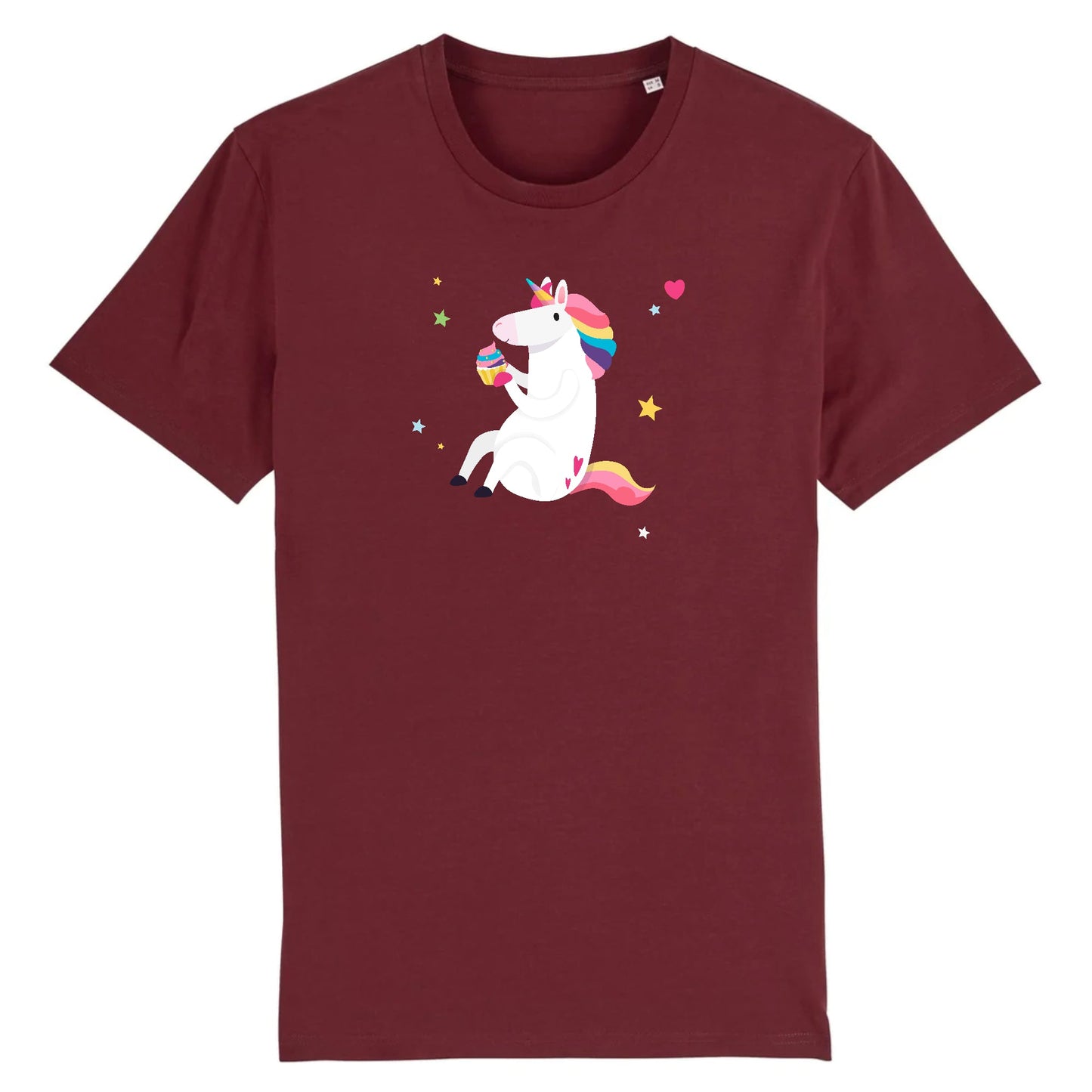 T shirt Licorne avec cupcake