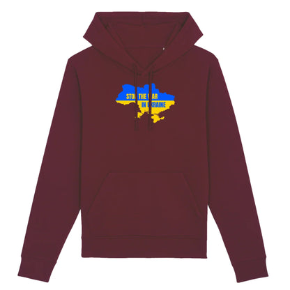 Sweat à capuche Ukraine carte du pays