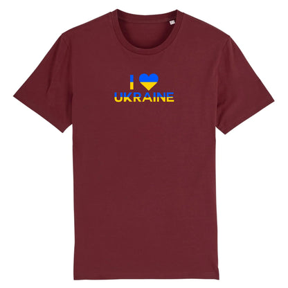 T shirt Unisex J'aime l'Ukraine