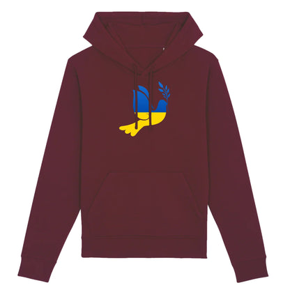Sweat à capuche Ukraine Colombe de la Paix