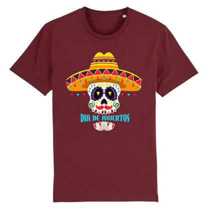 T shirt tete de mort mexicaine dia de muertos