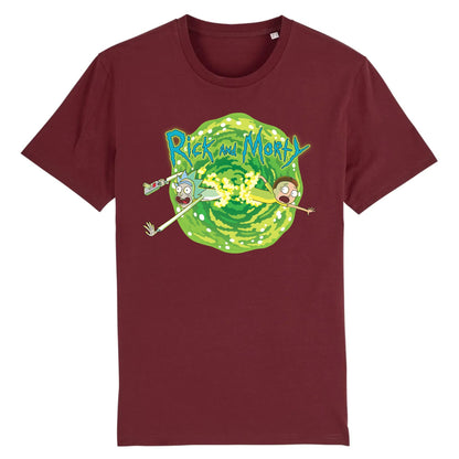 T shirt rick et morty lave