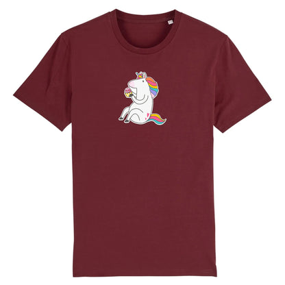 T shirt Unisex Licorne s'assoit
