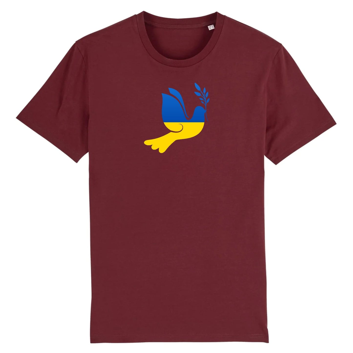 T shirt Unisex Ukraine Colombe de la Paix