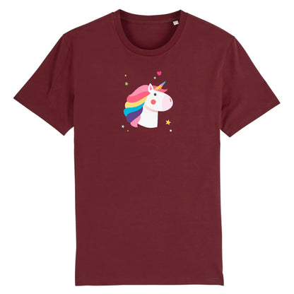 T shirt Unisex Tête de licorne