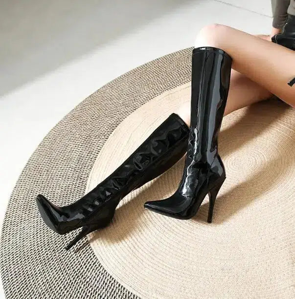 Botte talon aiguille bout pointu