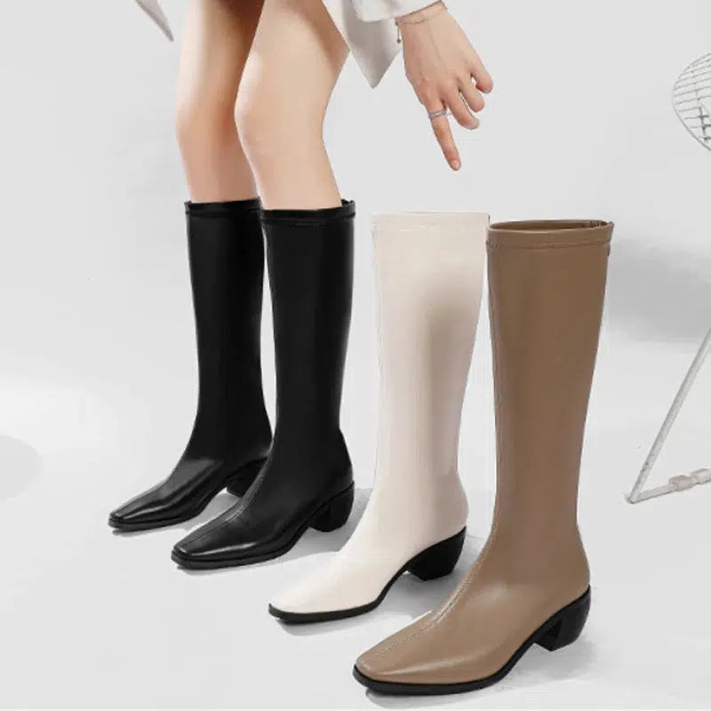 Bottines femme bout pointu talon plat