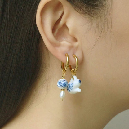Boucle d Oreille Acier Inoxydable Muriel