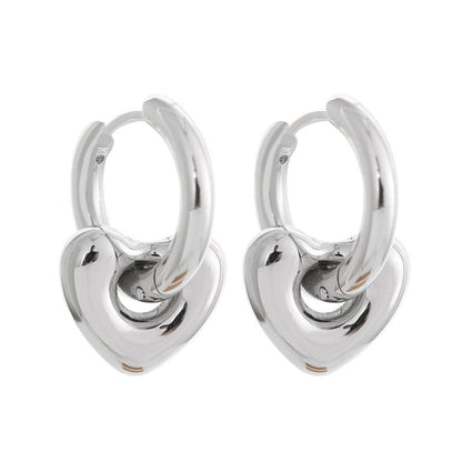 Boucle d Oreille Acier Inoxydable Love