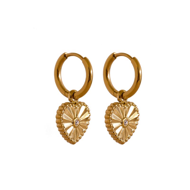 Boucle d Oreille Acier Inoxydable