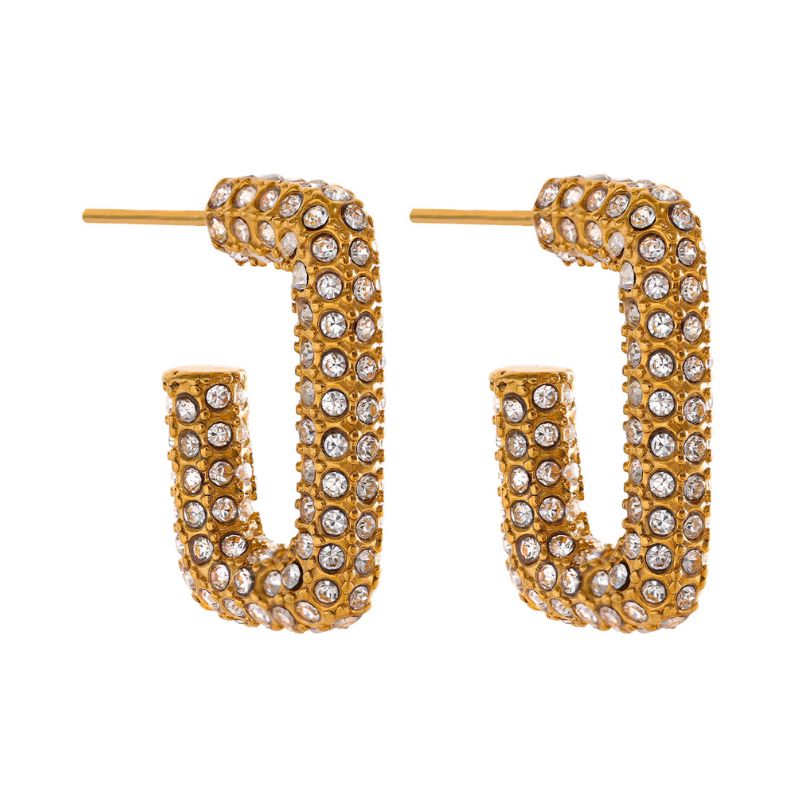 Boucle d Oreille Acier Inoxydable Aurore