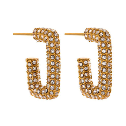 Boucle d Oreille Acier Inoxydable Aurore