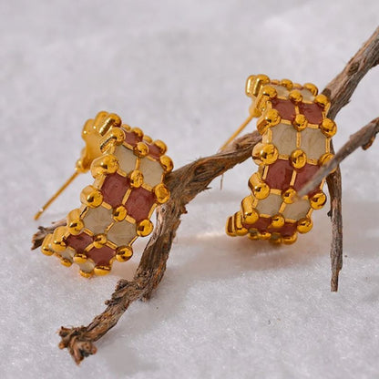 Boucle d Oreille Acier Inoxydable Chandra
