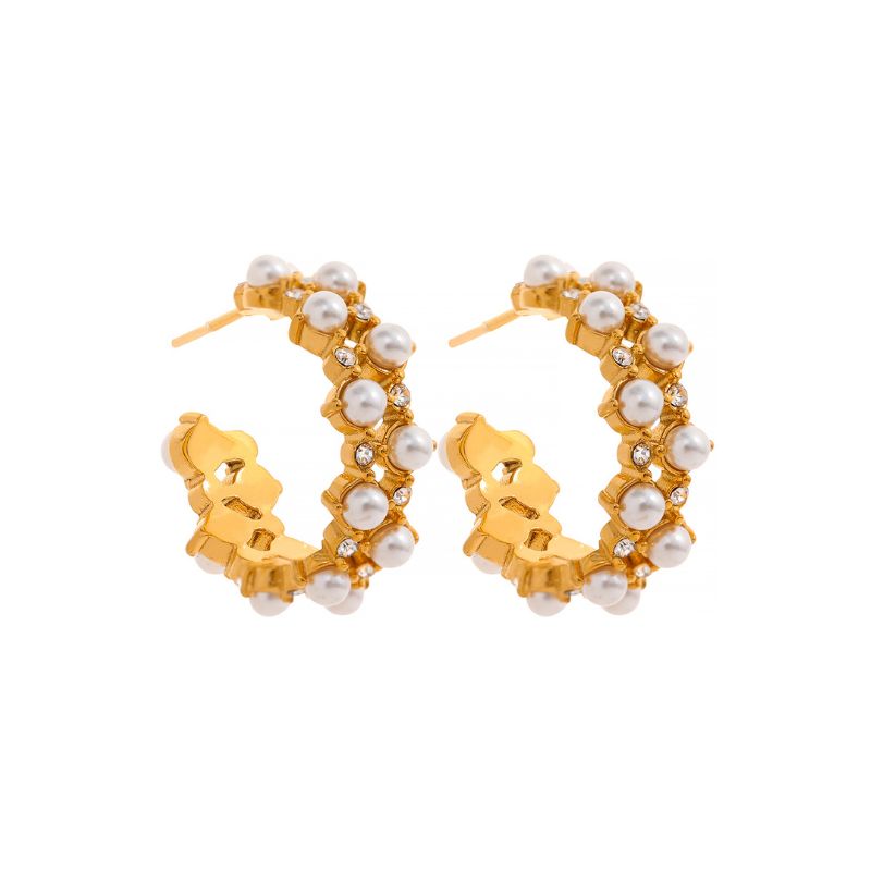 Boucle d Oreille Acier Inoxydable Douce