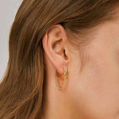 Boucle d Oreille Acier Inoxydable Crazy