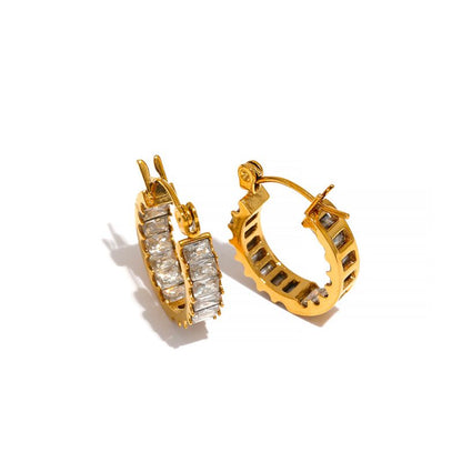 Boucle d Oreille Acier Inoxydable
